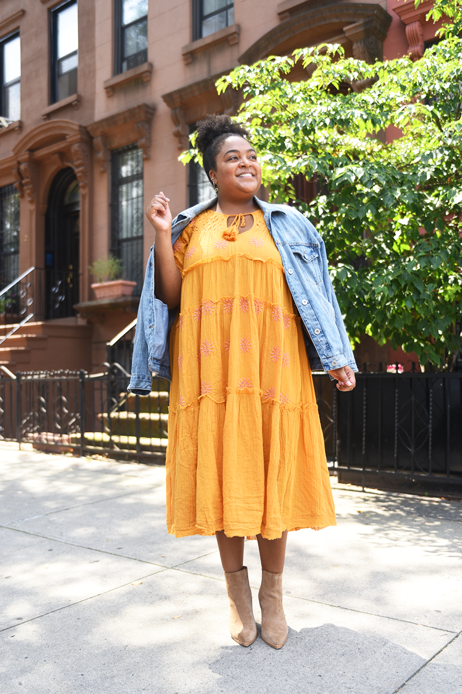 Marigold Dress For Now & Later + My Favorite Masks! - Pretty